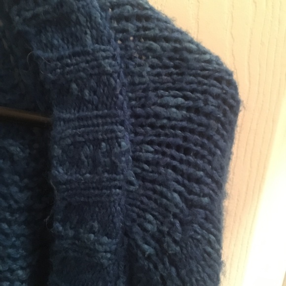 Royal Blue Cardigan Sweater - Picture 2 of 2